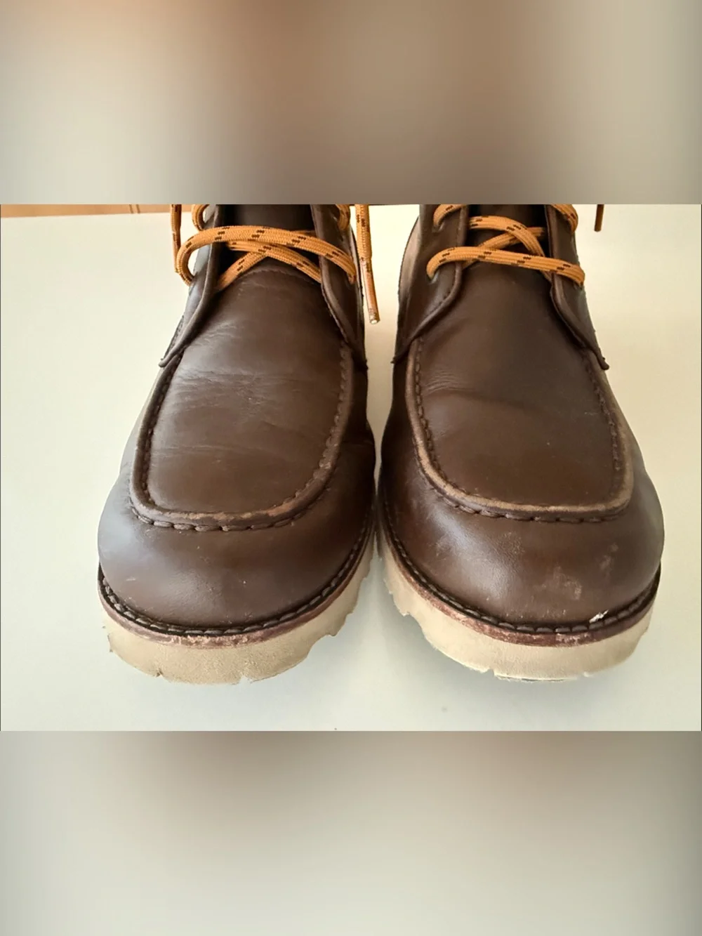 UGG Highland Hi Heritage Brown Leather Moc Toe Boots 1108264 Size 8.5